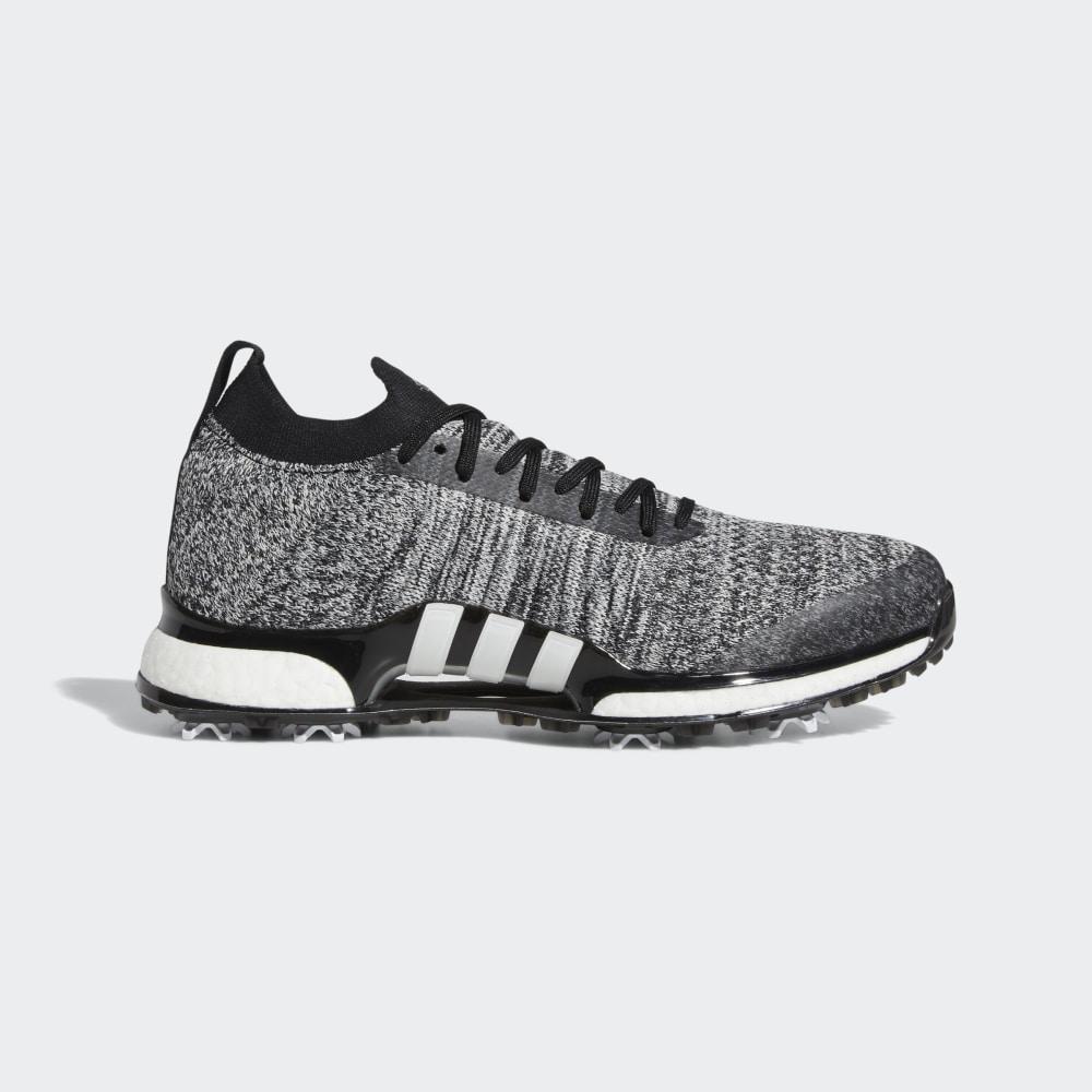 Pantofi Golf Adidas Tour360 XT Primeknit Barbati Romania - Negrii/Albi/Argintii Metal F35408